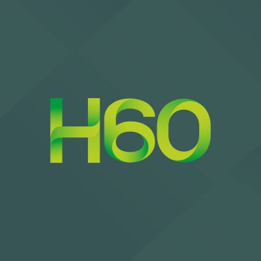 Ortak mektup ve sayı logosu H60
