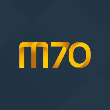 Ortak mektup ve sayı logosu M70