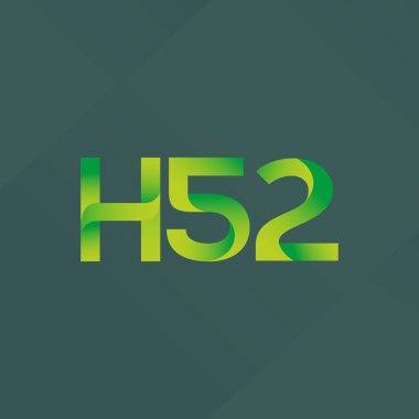 Ortak mektup ve sayı logosu H52
