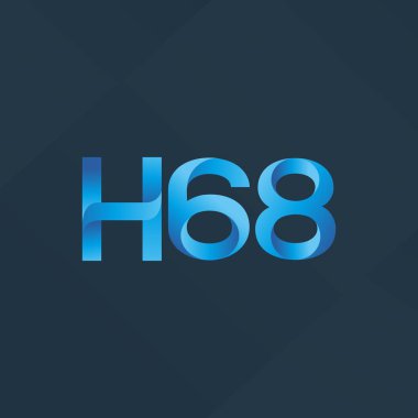 Ortak mektup ve sayı logosu H68