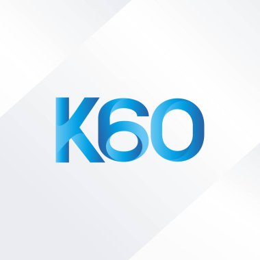 Ortak mektup ve sayı logosu K60