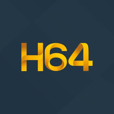 Ortak mektup ve sayı logosu H64