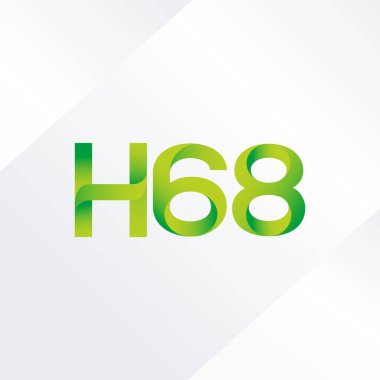 Ortak mektup ve sayı logosu H68