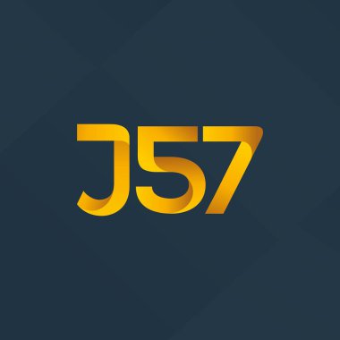 Ortak mektup ve sayı logosu J57