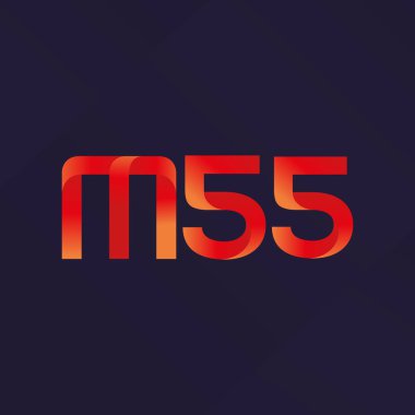 Ortak mektup ve sayı logosu M55