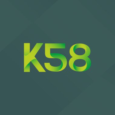 Ortak mektup ve sayı logosu K58