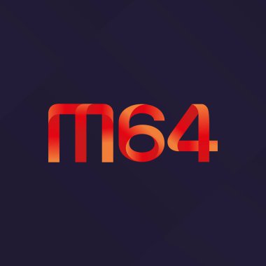 Ortak mektup ve sayı logosu M64