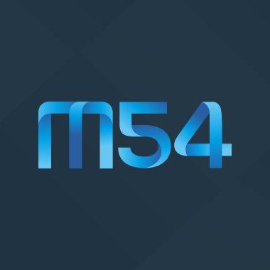 Ortak mektup ve sayı logosu M54