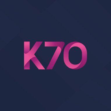 Ortak mektup ve sayı logosu K70