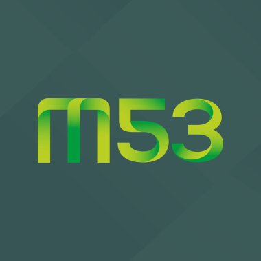 Ortak mektup ve sayı logosu M53