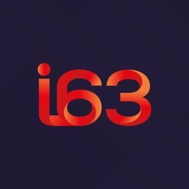 Ortak mektup ve sayı logosu I63