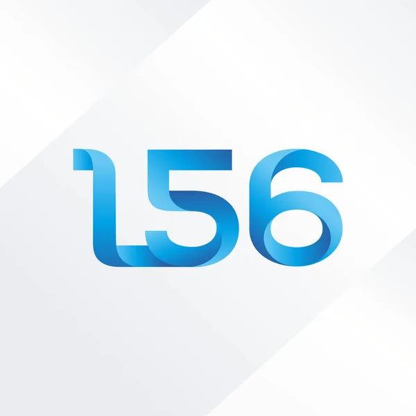 Logotipo común Carta y número L56 — Vector de stock