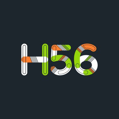harf ve rakam logo H56