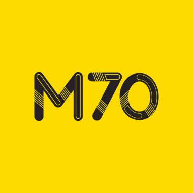 harf ve rakam logosu M70