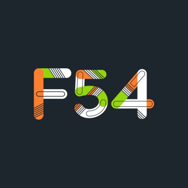 harf ve rakam logosu F54