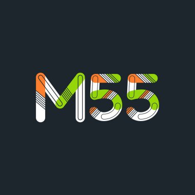 harf ve rakam logosu M55