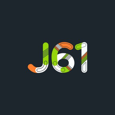 harf ve rakam çağdaş şirket logosu