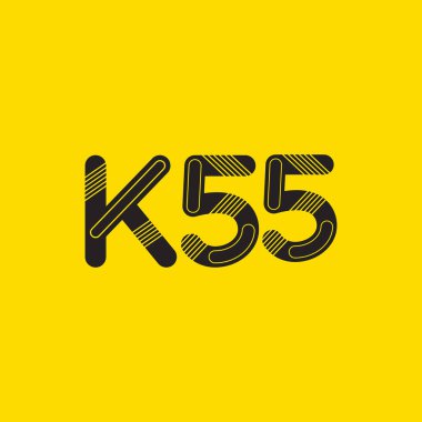 harf ve rakam logosu K55