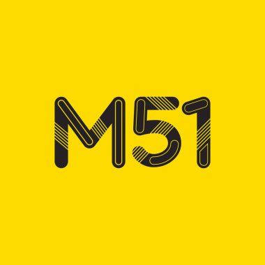 harf ve rakam logosu M51