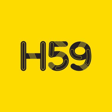 harf ve rakam logo H59