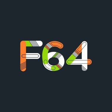 harf ve rakam logo F64
