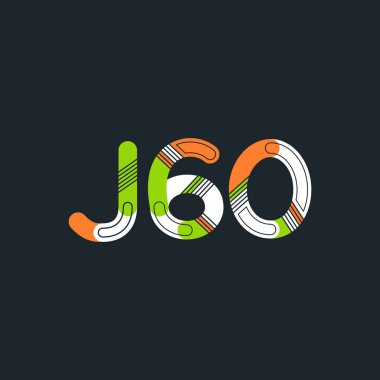 harf ve rakam çağdaş şirket logosu