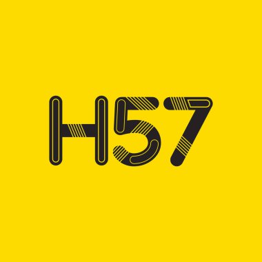 harf ve rakam logosu H57