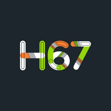harf ve rakam logosu H67