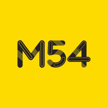 harf ve rakam logosu M54