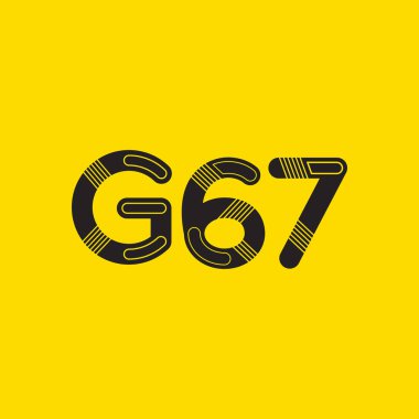 harf ve rakam logo G67