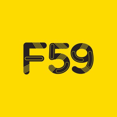 harf ve rakam logo F59