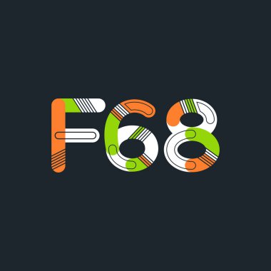 harf ve rakam logo F68