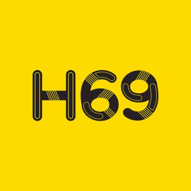 harf ve rakam logo H69