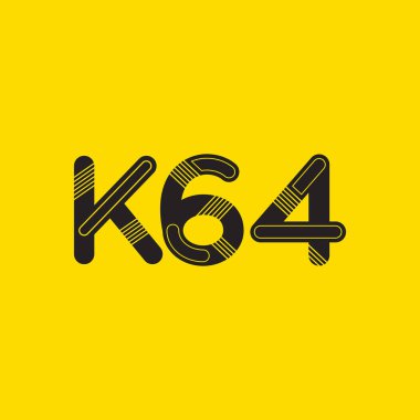 harf ve rakam logo K64