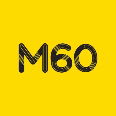 harf ve rakam logosu M60