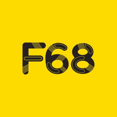 harf ve rakam logo F68