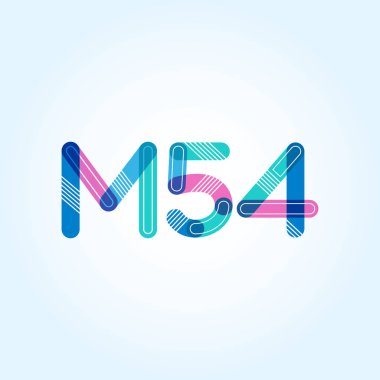harf ve rakam logosu M54
