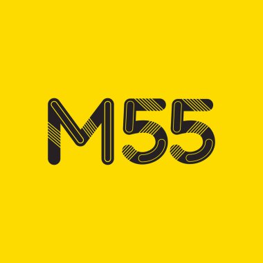harf ve rakam logosu M55