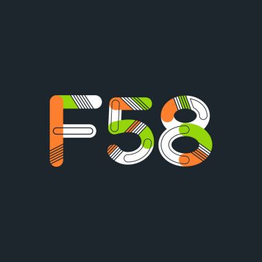 harf ve rakam logo F58