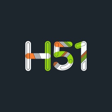 harf ve rakam logo H51