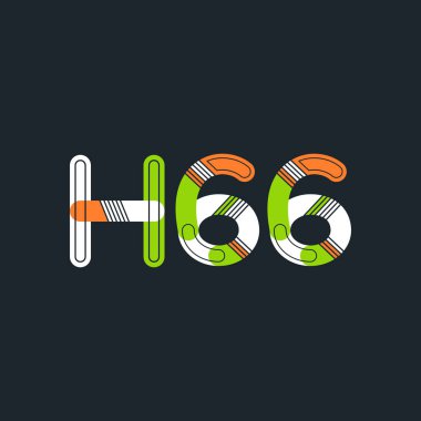 harf ve rakam logo H66