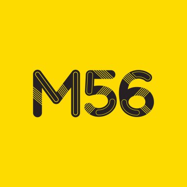 harf ve rakam logosu M56