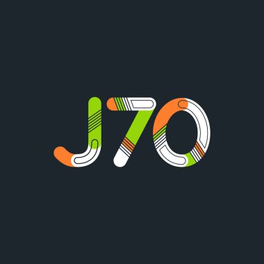 harf ve rakam çağdaş şirket logosu