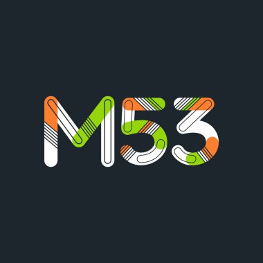 harf ve rakam logosu M53
