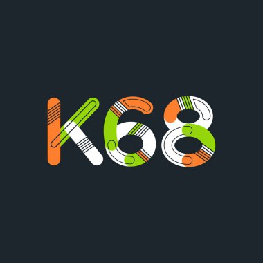 harf ve rakam logo K68