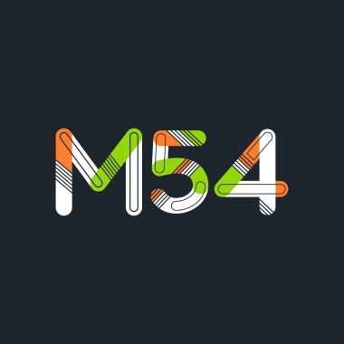 harf ve rakam logosu M54