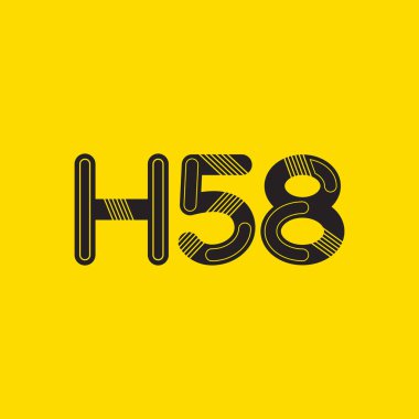 harf ve rakam logo H58