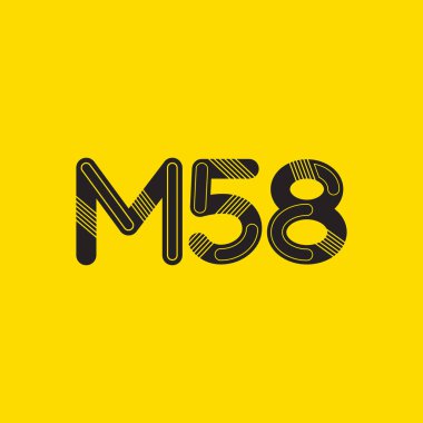harf ve rakam logosu M58