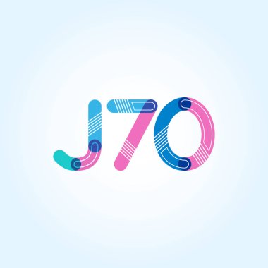 harf ve rakam çağdaş şirket logosu