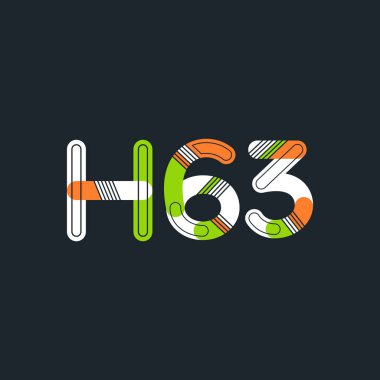 harf ve rakam logo H63
